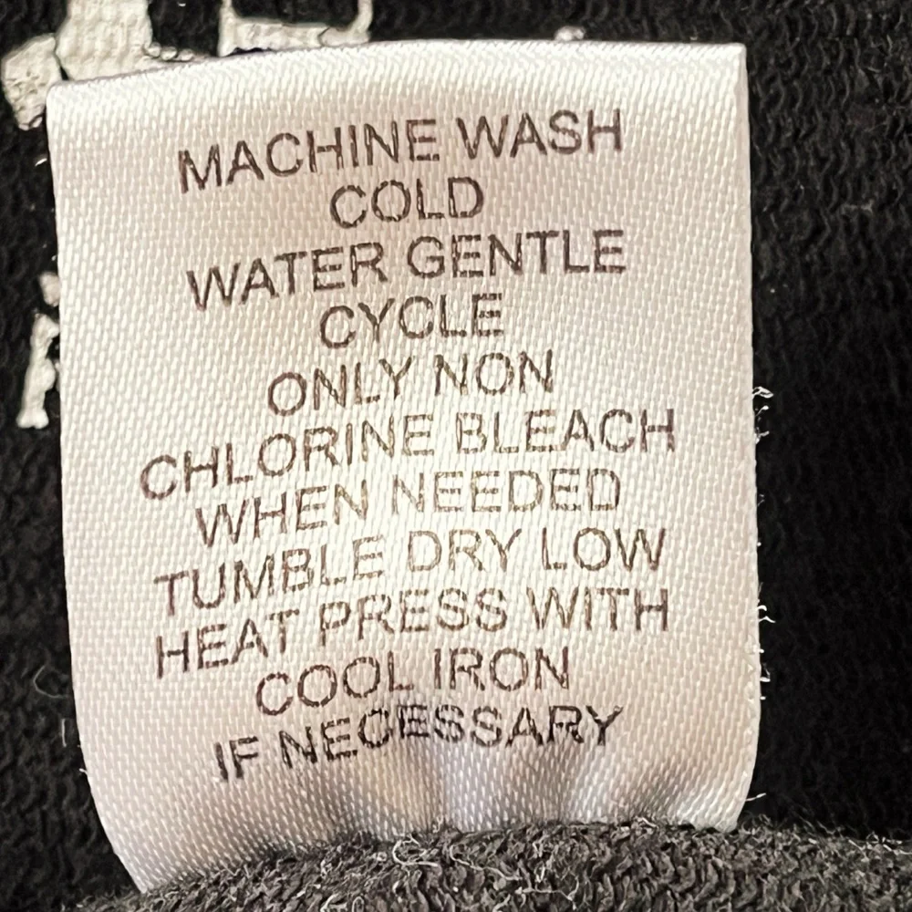 Black Dog Women’s Black Sweatpants with White Trim - Picture 5 of 9